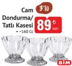 CAM DONDURMA/TATLI KASESİ 160 CC 3'LÜ